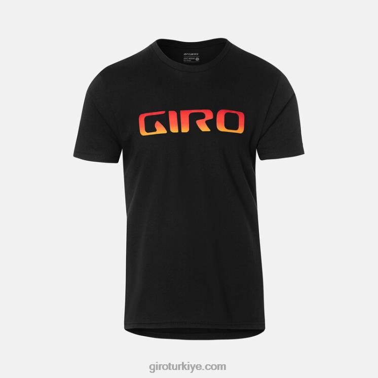 4P62R1037 Giro erkekler teknik tişört - kısa kollu siyah hiperglitch - Görsel 1