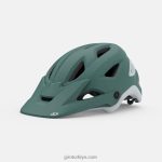 4P62R1377 Giro kadınlar montara mips kask mat gri yeşil