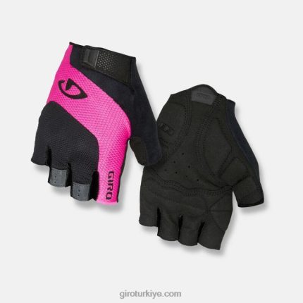 4P62R1379 Giro kadınlar tessa jel eldiven siyah/parlak pembe