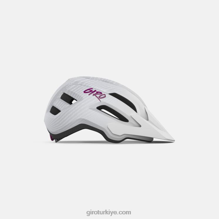 4P62R1394 Giro çocuklar fikstür mips ii gençlik kaskı mat beyaz/pembe dalgalanma - Görsel 3