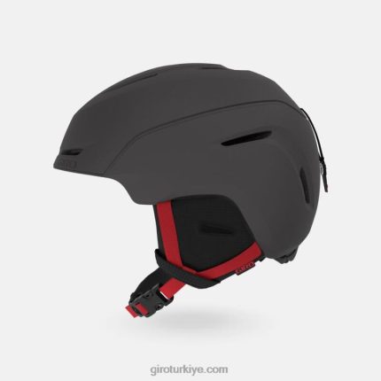 4P62R1479 Giro çocuklar neo jr. kask mat grafit/parlak kırmızı