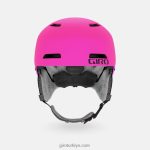 4P62R1523 Giro çocuklar ham kask mat parlak pembe - Görsel 3