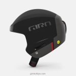 4P62R200 Giro üniseks mips kaskı dene mat siyah