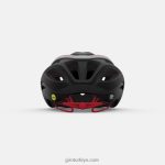 4P62R268 Giro üniseks eter küresel kask mat siyah/beyaz/parlak kırmızı - Görsel 4
