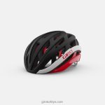 4P62R278 Giro üniseks helios küresel kask mat siyah/kırmızı