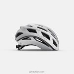 4P62R279 Giro üniseks helios küresel kask mat beyaz/gümüş solmaya - Görsel 3