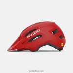 4P62R323 Giro üniseks fikstür mips ii kask mat kırmızı - Görsel 2