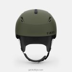 4P62R355 Giro erkekler ızgara küresel kask mat iz yeşil - Görsel 3
