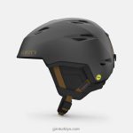 4P62R356 Giro erkekler ızgara küresel kask metalik kömür/tan