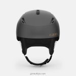 4P62R356 Giro erkekler ızgara küresel kask metalik kömür/tan - Görsel 3
