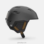 4P62R356 Giro erkekler ızgara küresel kask metalik kömür/tan - Görsel 4