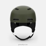 4P62R361 Giro erkekler çıkıntı mips kask mat iz yeşil - Görsel 3