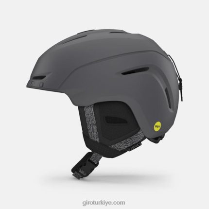 4P62R402 Giro erkekler neo mips kask mat kömür