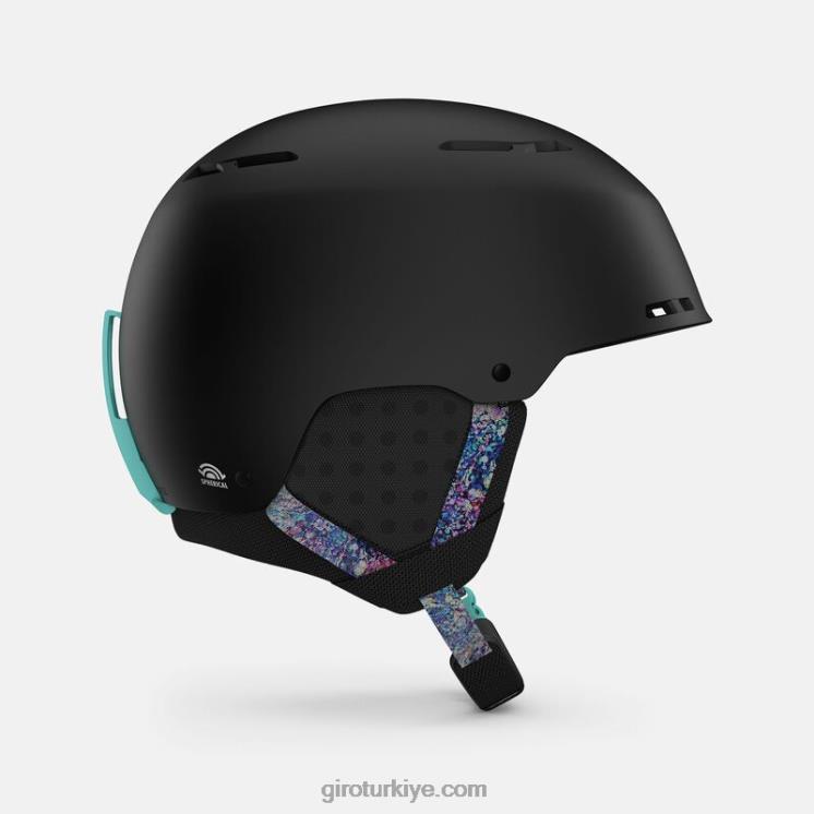 4P62R427 Giro erkekler ortaya çıkan küresel kask mat siyah veri mosh - Görsel 4