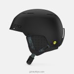 4P62R428 Giro erkekler ortaya çıkan küresel kask mat siyah keşif