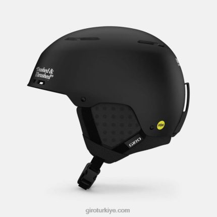 4P62R429 Giro erkekler ortaya çıkan küresel kask mat siyah çöpe atıldı ve çöpe atıldı