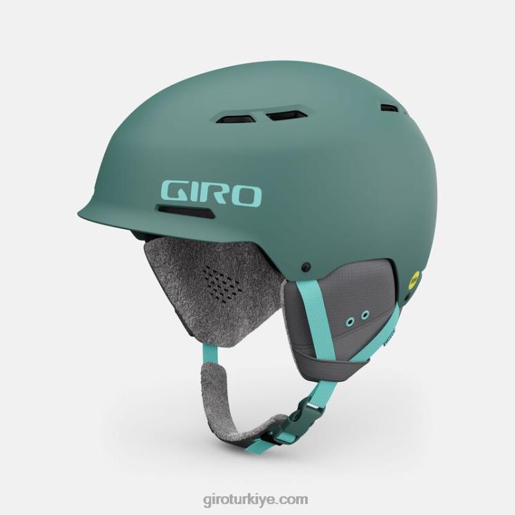 4P62R464 Giro erkekler trig mips kaskı mat gri yeşil/sır mavisi - Görsel 2
