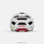4P62R477 Giro üniseks liyakat küresel kask mat beyaz/siyah - Görsel 4