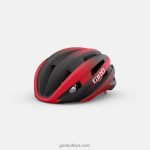 4P62R480 Giro üniseks synthe mips ii kask mat siyah/parlak kırmızı