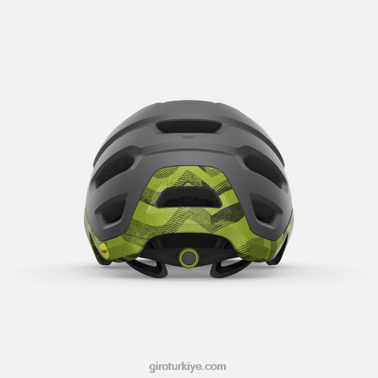 4P62R548 Giro üniseks kaynak mips kask mat metalik siyah/ano kireç - Görsel 4