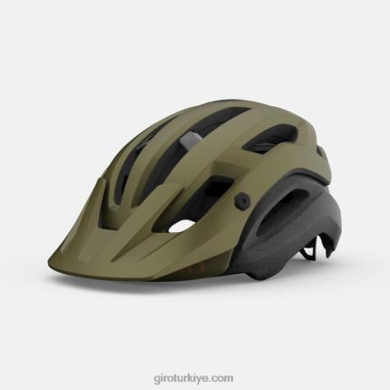 4P62R588 Giro üniseks açık küresel kask mat zeytin
