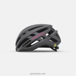 4P62R658 Giro kadınlar agilis mips kask mat kömür mika - Görsel 2