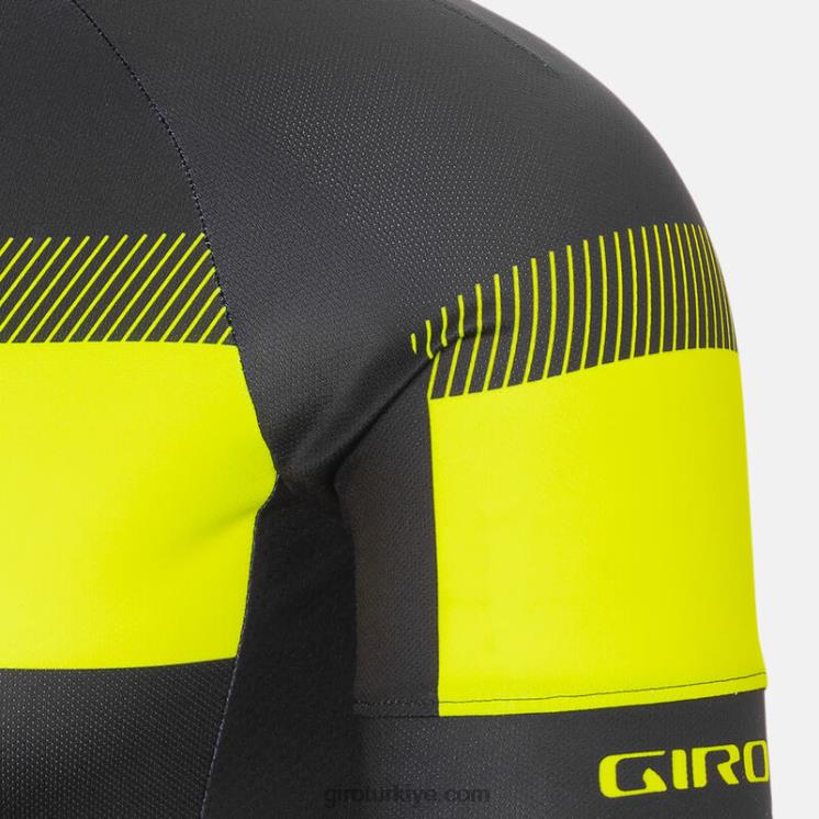 4P62R723 Giro erkekler krono spor forması siyah/vurgu sarı sprint - Görsel 3