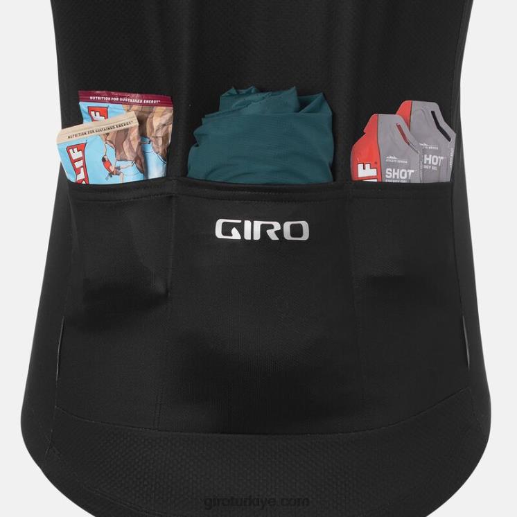 4P62R724 Giro erkekler krono spor forması siyah/kırmızı klasik şerit - Görsel 3