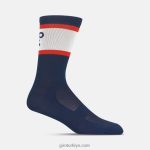 4P62R796 Giro üniseks comp racer yüksek katlı çorap gece yarısı retrosu