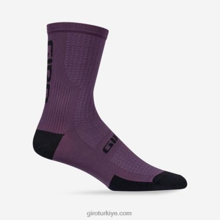 4P62R913 Giro üniseks hrc+ merinos yünü çorap tozlu mor/siyah