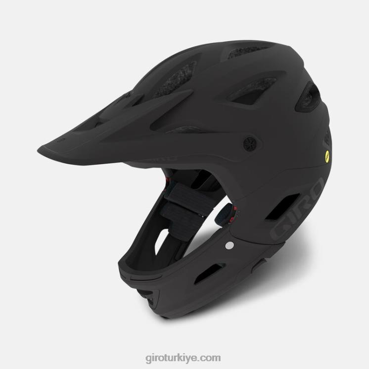 4p62r92_giro_uniseks_sustali_mips_kask_mat_siyah_parlak_siyah.jpg 4P62R92 Giro üniseks sustalı mips kask mat siyah/parlak siyah - Görsel 1