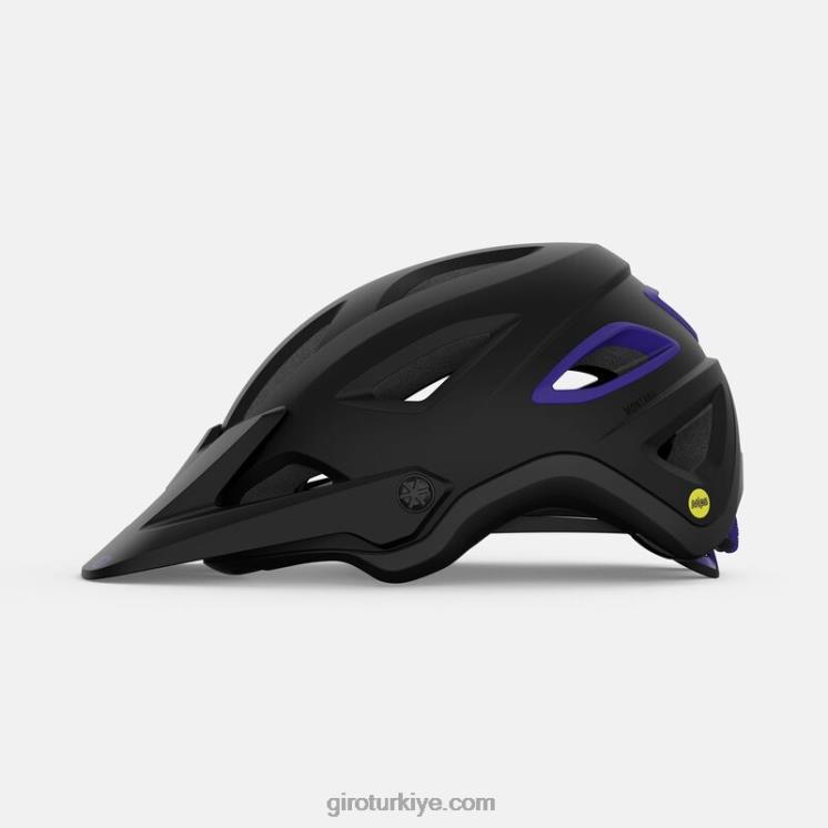 4P62R942 Giro kadınlar montara mips kask mat siyah/elektrik moru - Görsel 2