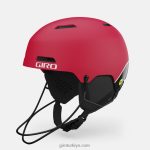 4P62R958 Giro üniseks çıkıntılı sl mips kask mat kırmızı - Görsel 2