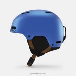 4P62R1023 Giro çocuklar ham kask mavi parçalanmış yeti