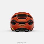 4P62R103 Giro üniseks açık küresel kask mat ano turuncu - Görsel 4