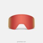 4P62R1056 Giro üniseks blok mtb gözlüğü yedek lens kehribar kırmızısı