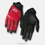 4P62R1088 Giro üniseks xen eldiveni koyu kırmızı/siyah/gri
