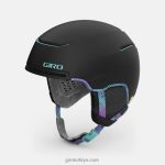 4P62R1139 Giro kadınlar terra mips kask mat siyah krom nokta - Görsel 2
