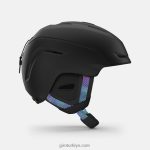 4P62R1168 Giro kadınlar avara kask mat siyah krom nokta - Görsel 4