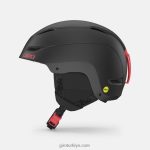 4P62R1180 Giro kadınlar ceva mips kask mat siyah kaplan zambağı