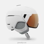 4P62R1198 Giro kadınlar aria küresel kask mat beyaz - Görsel 4