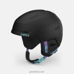 4P62R1205 Giro kadınlar avera mips kask mat siyah krom nokta - Görsel 2