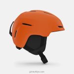 4P62R1399 Giro çocuklar mahmuz kask mat parlak turuncu - Görsel 4
