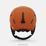4P62R1407 Giro çocuklar mahmuz mips kask mat parlak turuncu - Görsel 5