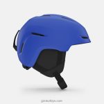 4P62R1410 Giro çocuklar mahmuz mips kask mat mavi - Görsel 4