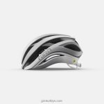 4P62R271 Giro üniseks eter küresel kask mat beyaz/gümüş - Görsel 2