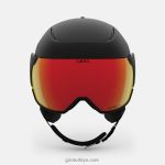 4P62R306 Giro erkekler yörünge küresel kask mat grafit/kırmızı - Görsel 3