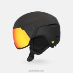 4P62R308 Giro erkekler yörünge küresel kask metalik kömür/siyah