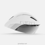 4P62R312 Giro üniseks aerohead mips kaskı mat beyaz/gümüş - Görsel 3
