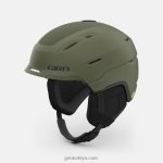 4P62R317 Giro erkekler tor küresel kask mat iz yeşil - Görsel 2